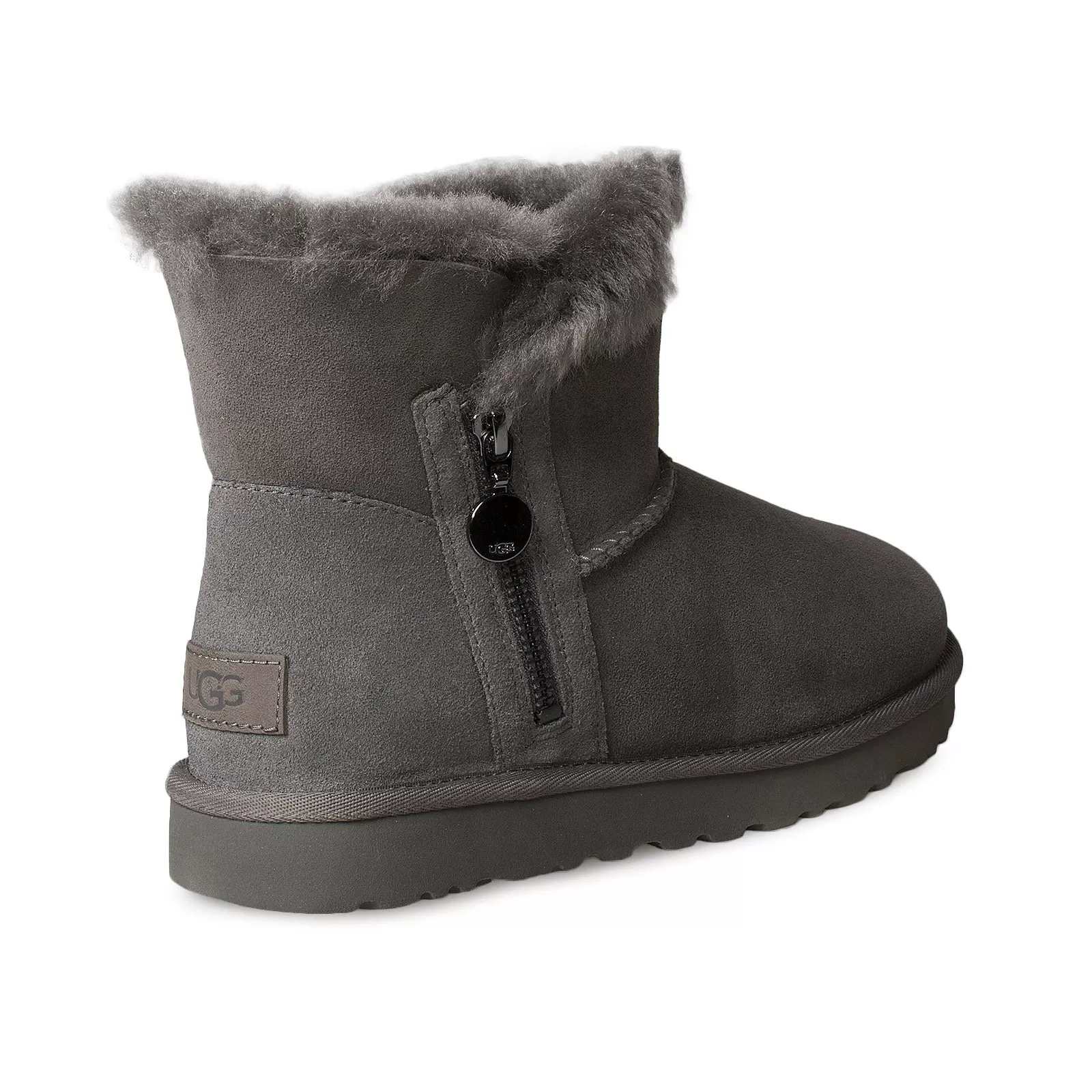 UGG Bailey Zip Mini Grey Boots - Women's