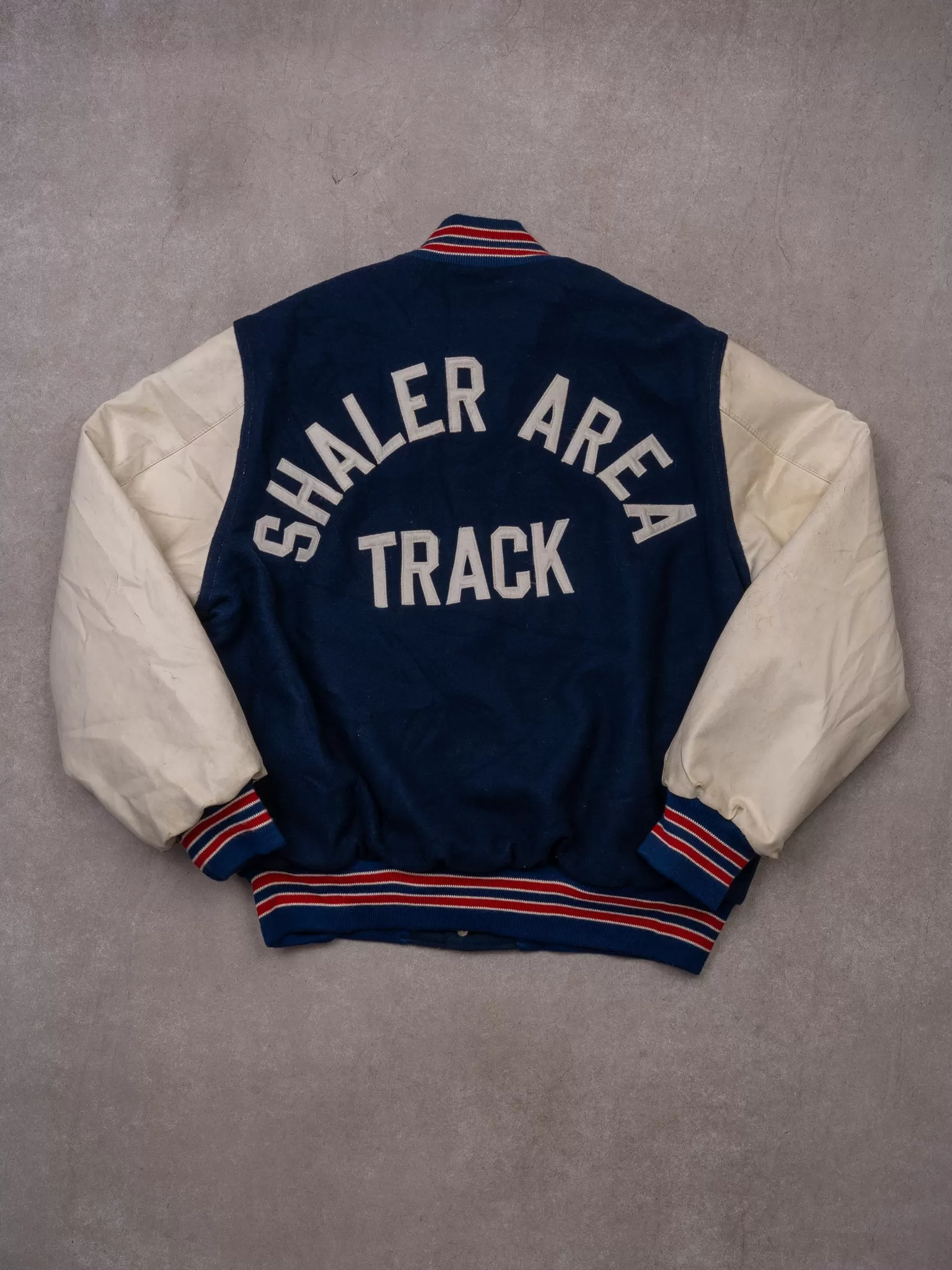 Vintage '00 Shaller Area Track Varsity Jacket (L)