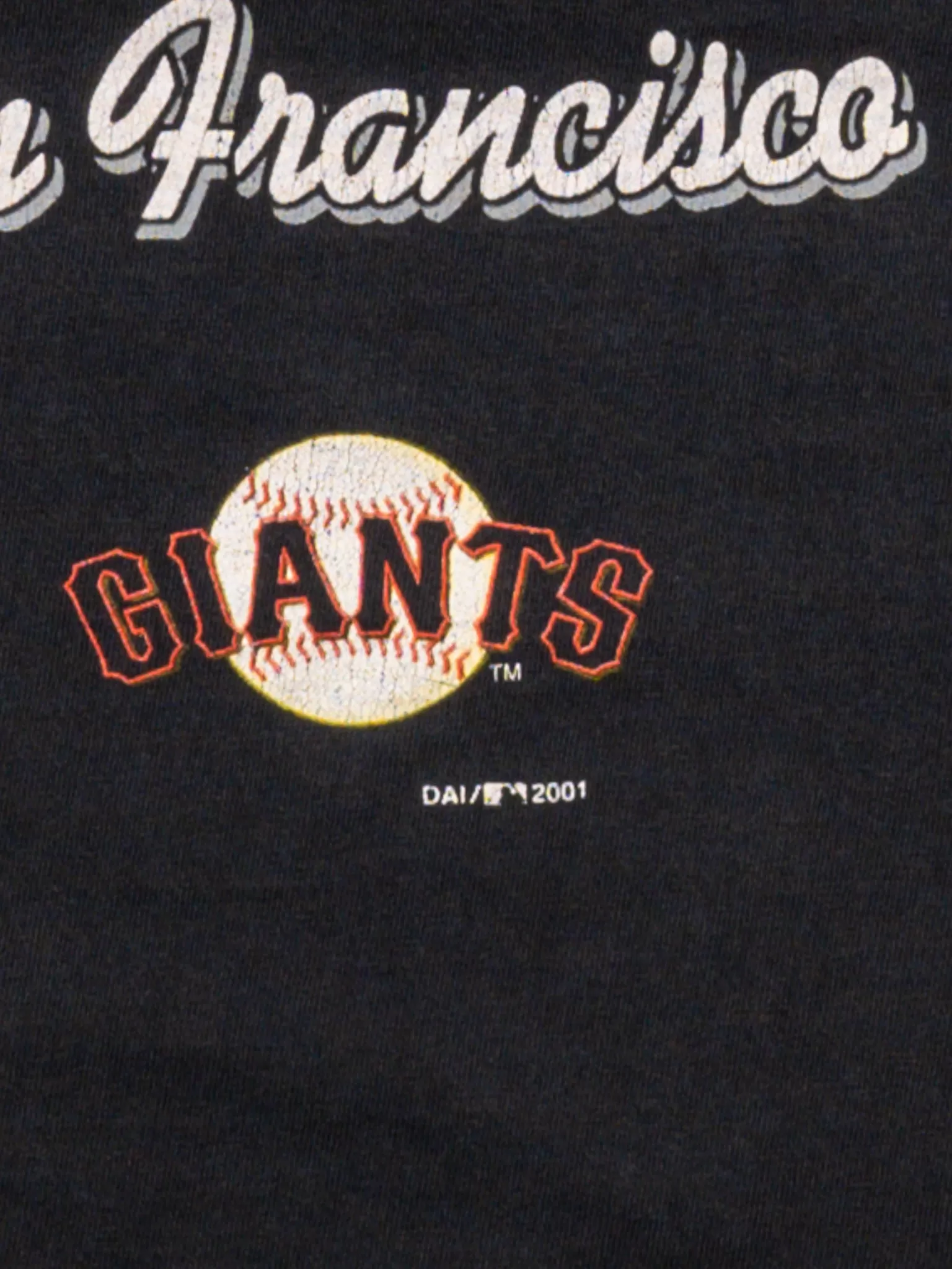 Vintage '01 Black San Francisco Giants Tee (L)