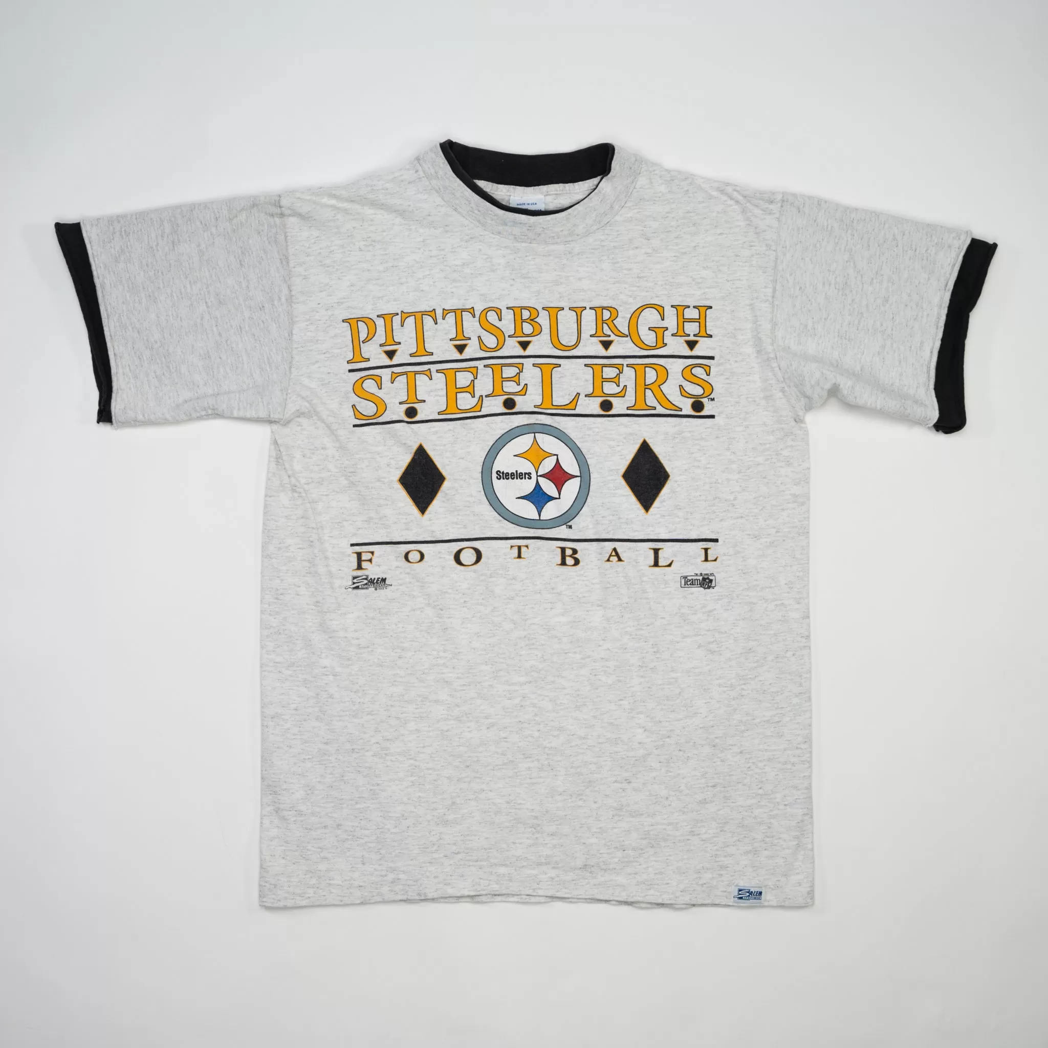 Vintage '92 Pittsburgh Steelers Double Tee (M)