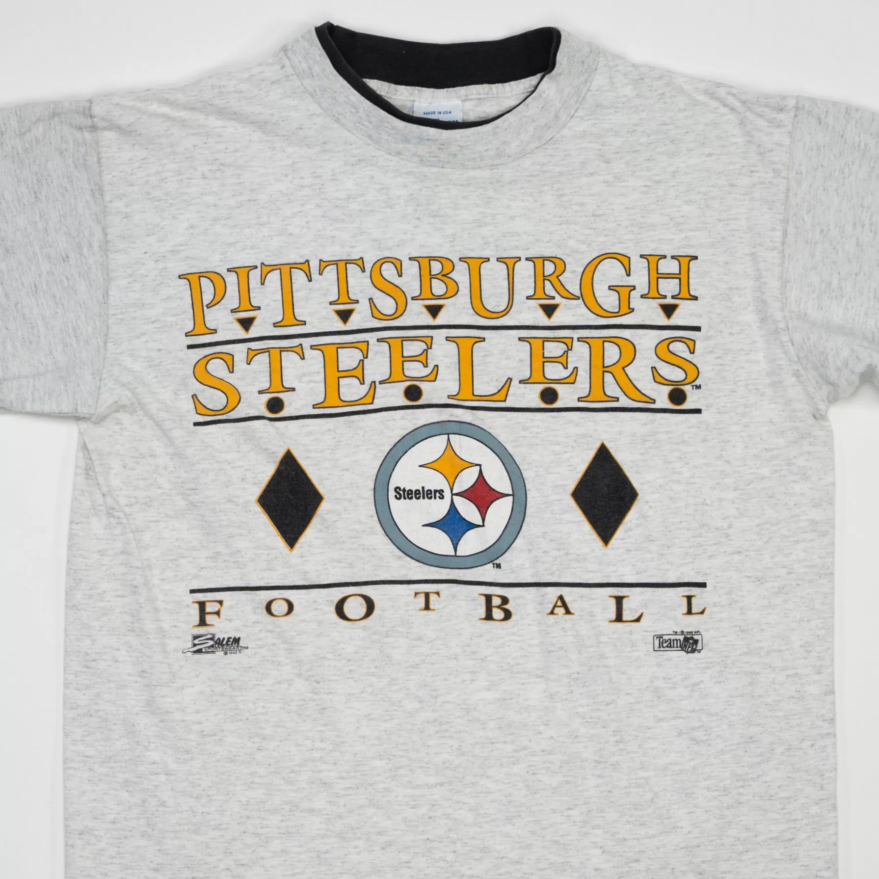 Vintage '92 Pittsburgh Steelers Double Tee (M)