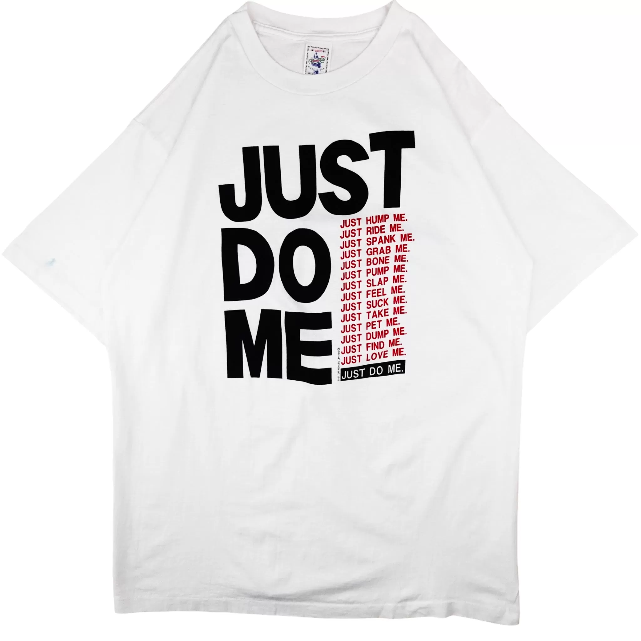 Vintage Just Do Me Graphic T-Shirt - XL