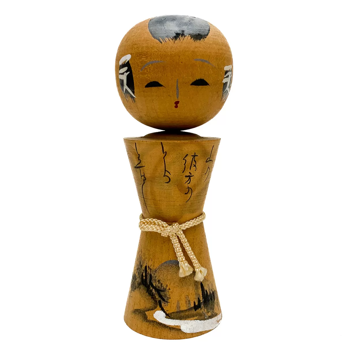 Vintage Wooden Kokeshi Doll, Japan #460