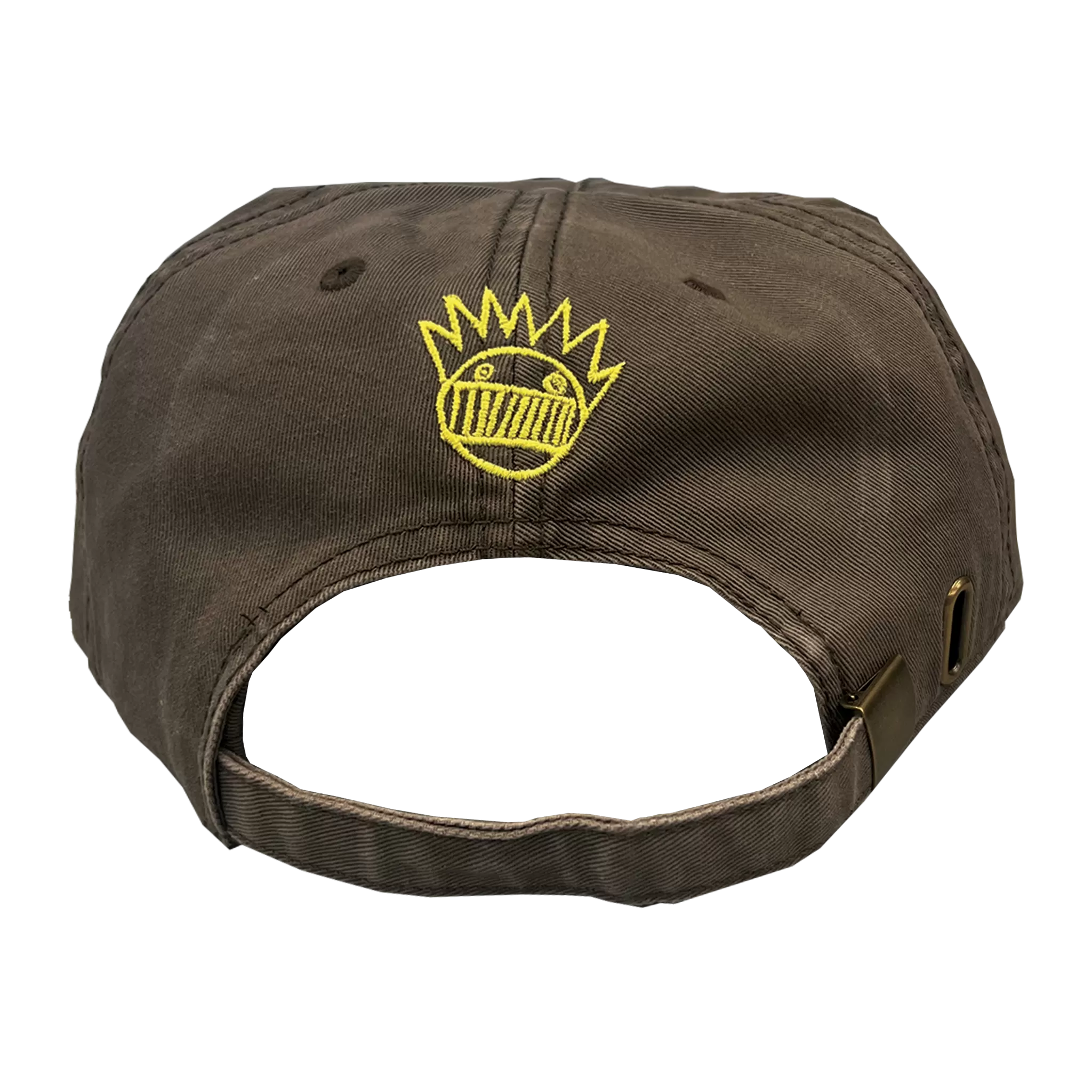 Ween Embroidered Snapback Hat - Brown / Gold