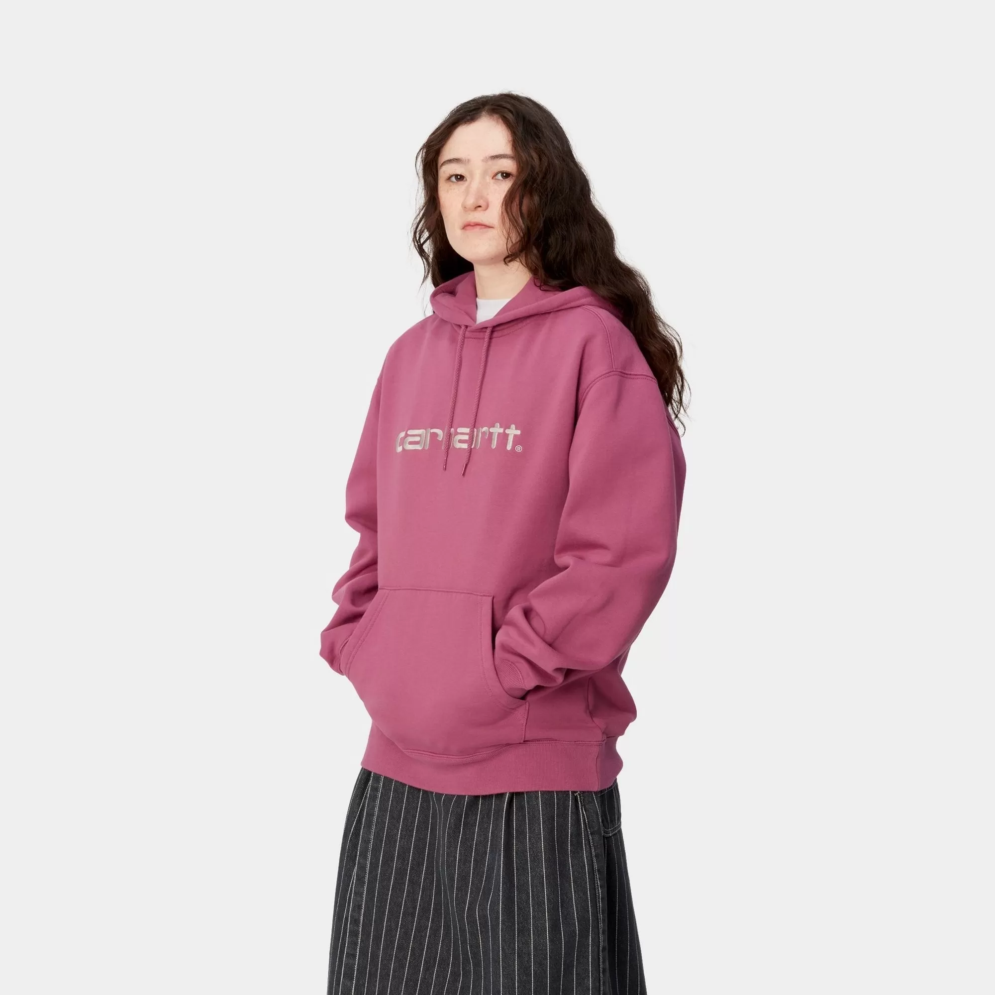 Women’s Hooded Carhartt Sweatshirt | Magenta / Tonic