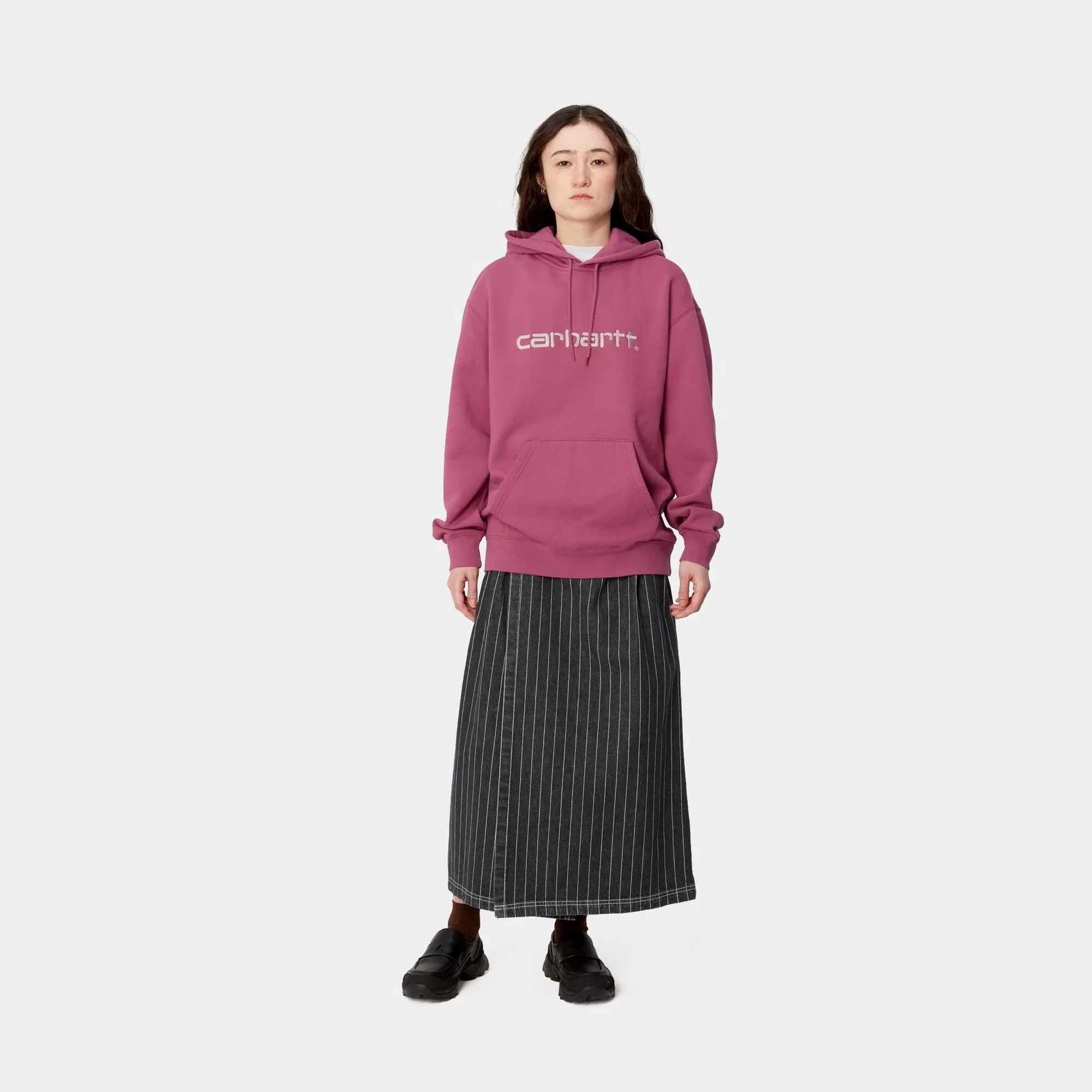 Women’s Hooded Carhartt Sweatshirt | Magenta / Tonic