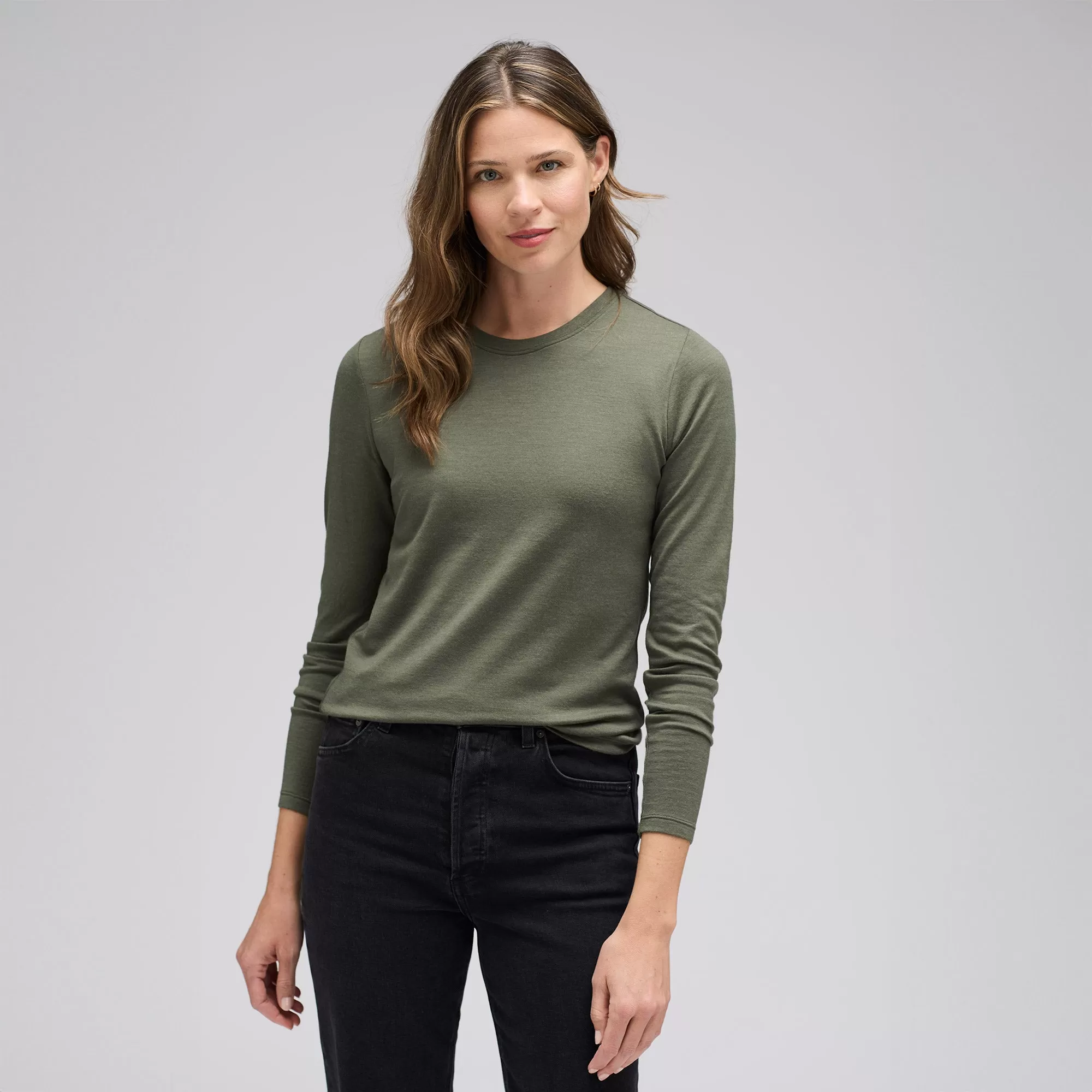 Women's Long Sleeve Merino Crew