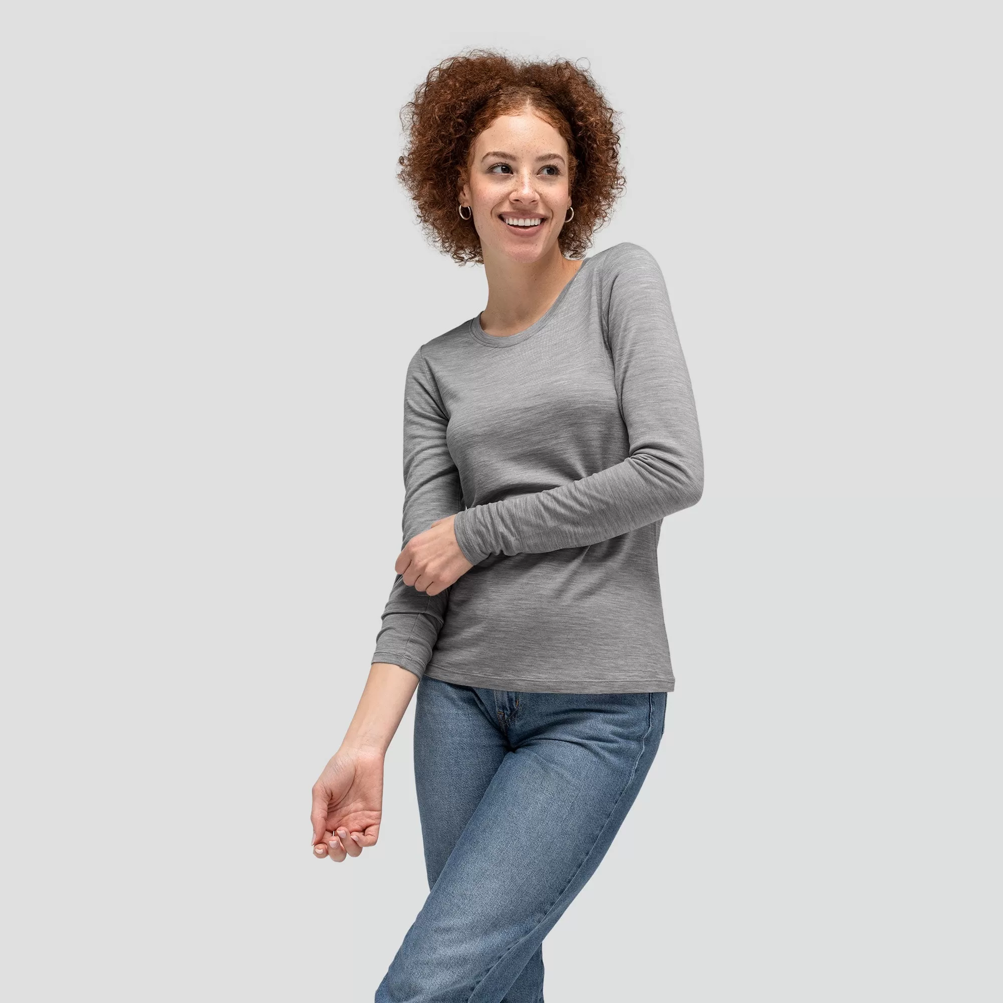 Women's Long Sleeve Merino Crew