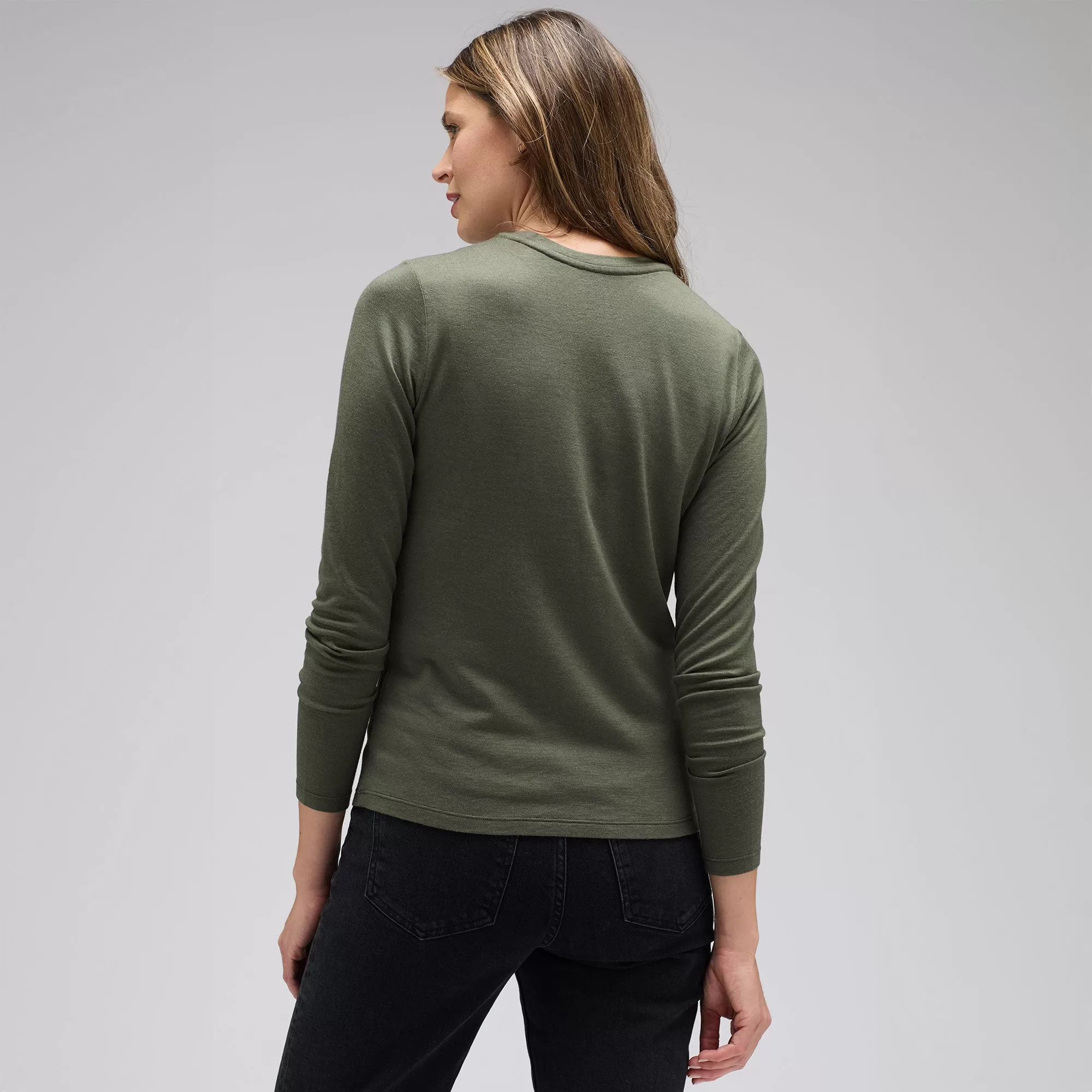 Women's Long Sleeve Merino Crew