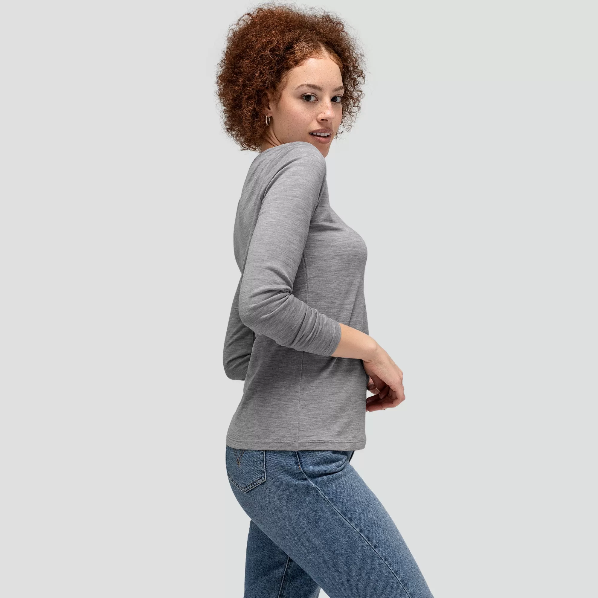 Women's Long Sleeve Merino Crew