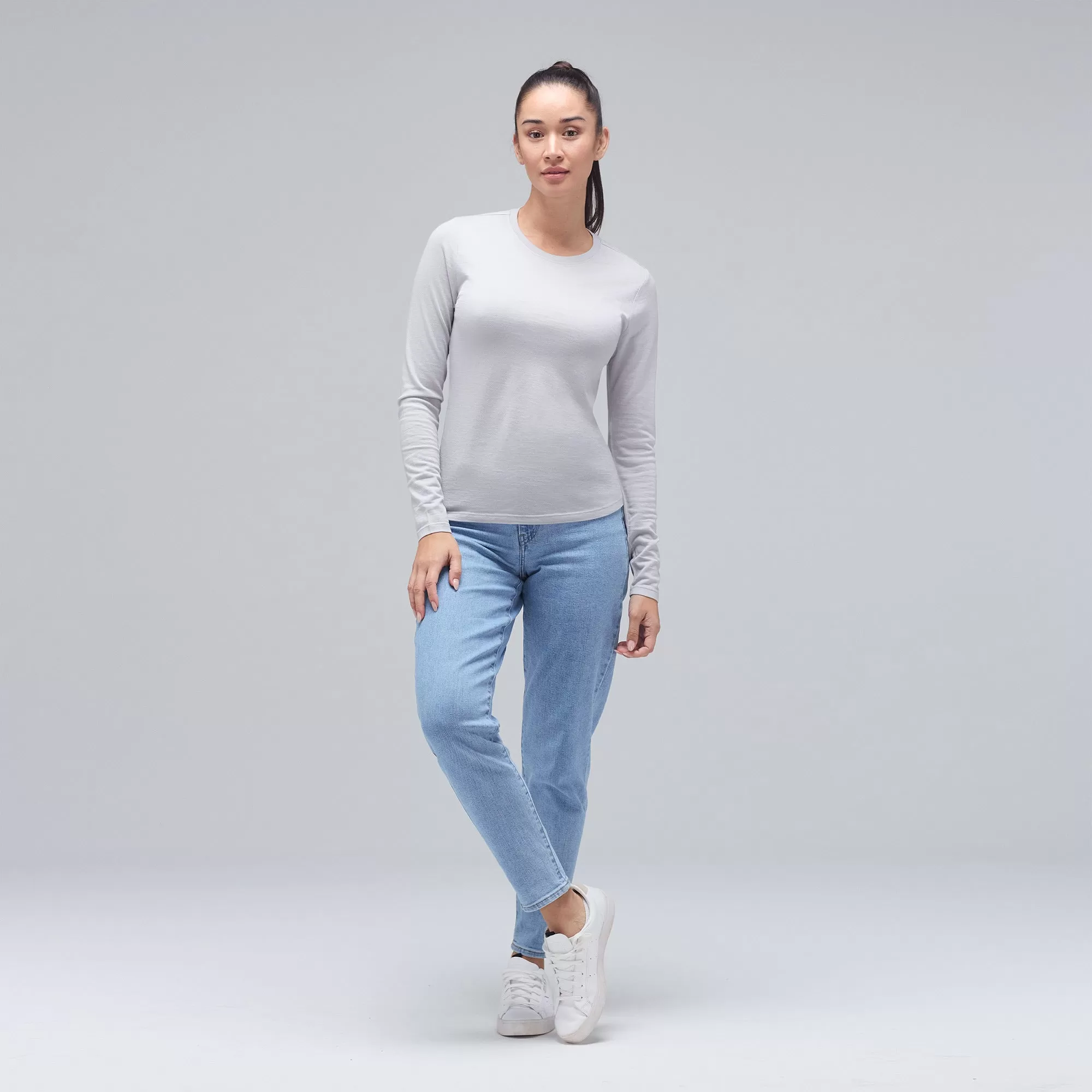 Women's Long Sleeve Merino Crew