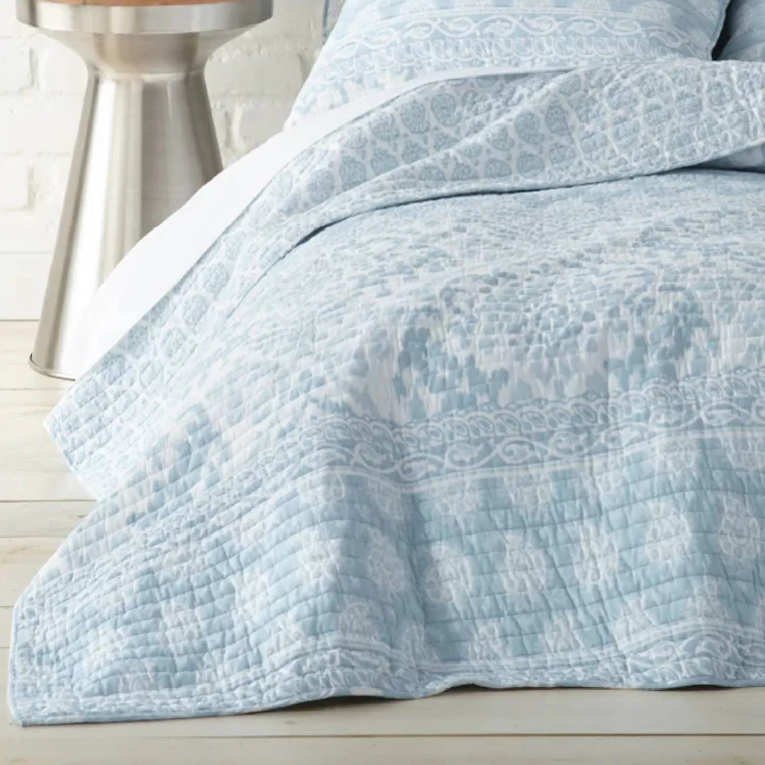 York reversible cotton Coverlet Set