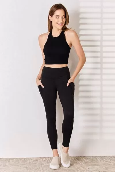 Zenana High Waist Wide Waistband Leggings